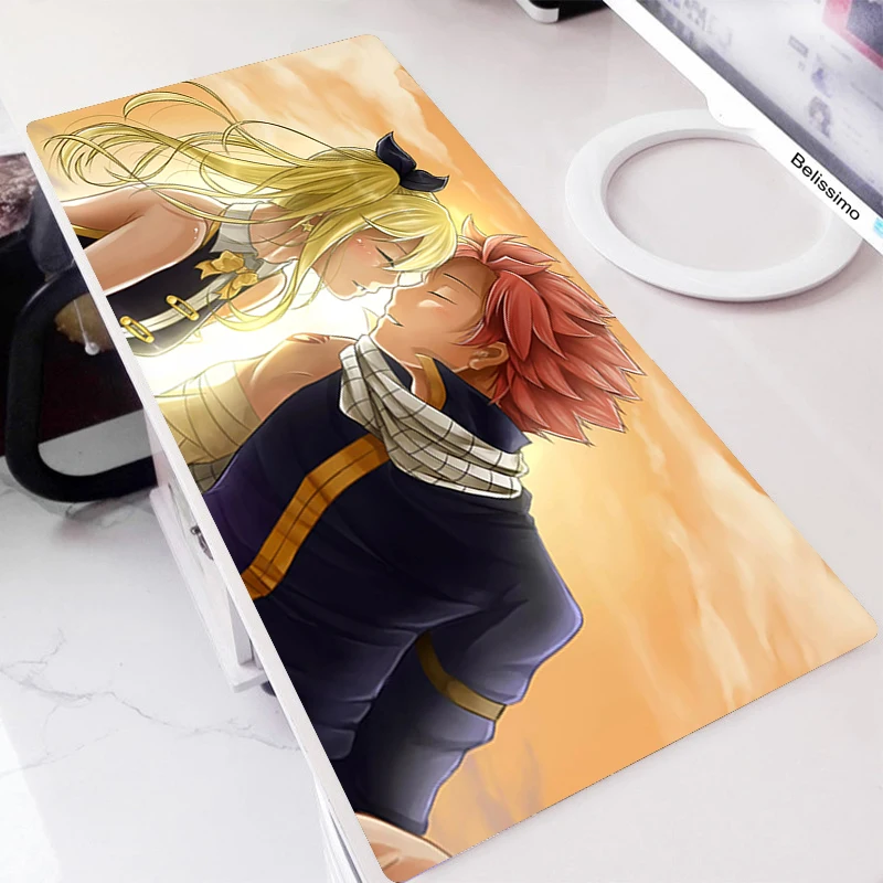 

Mouse Carpet Pad Large Desk Mat Anime Mause Gaming Pc Pad Kawaii Table Xxl Non-slip Keyboard Mats Large Mouse Pad Fairy Tail Pad