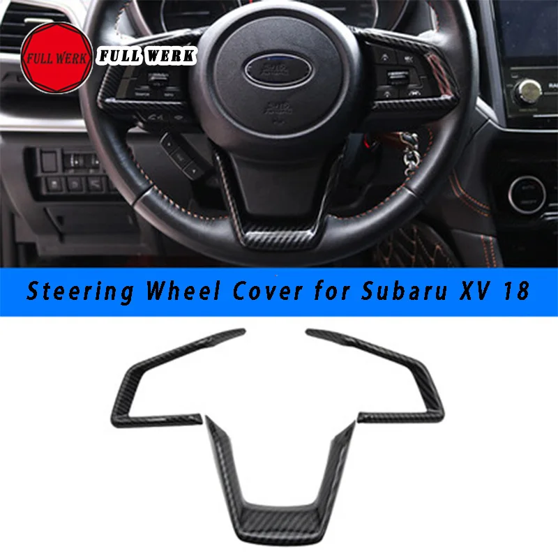 Аксессуары для интерьера автомобиля из углеродного волокна Subaru XV 18 19 чехол
