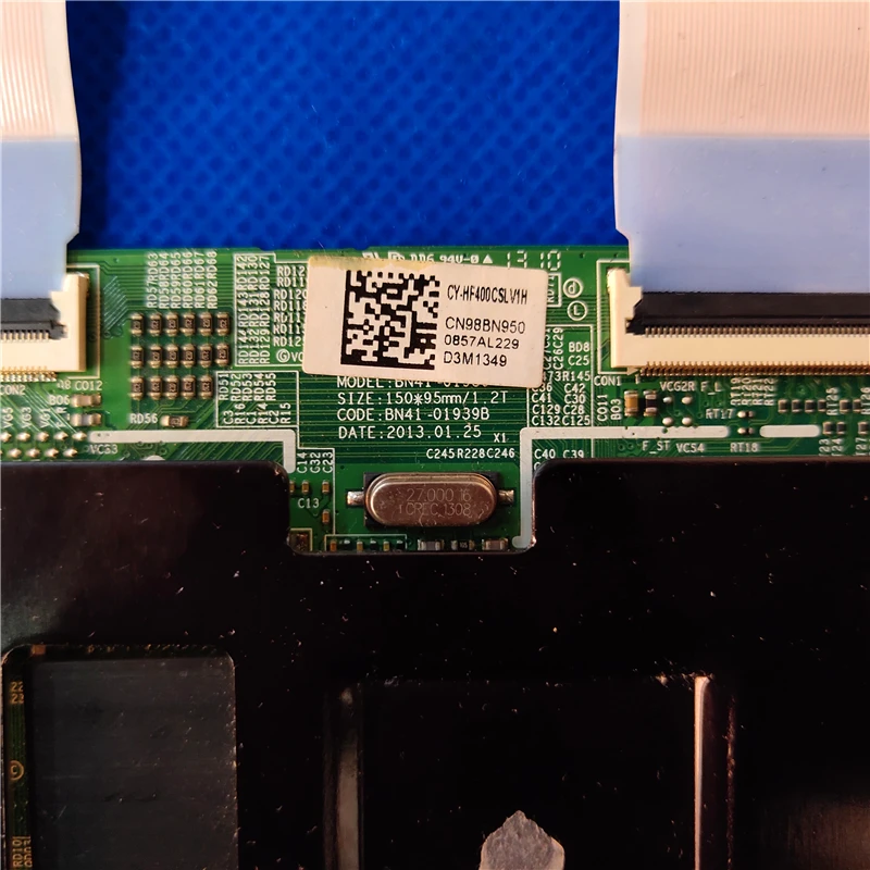 Good test for BN41-01939B CY-HF400CSLV1H T-CON board UE40F6100AKXXU UN40F6300A UA40F6400 UE40F6400AK logic board BN95-00857A
