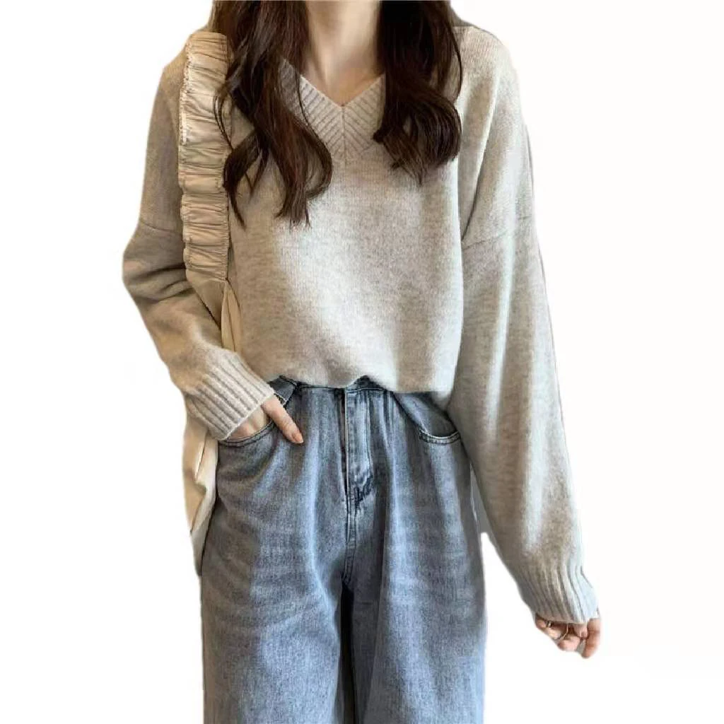 

Soft waxy soft bottomed sweater for women in autumn and winter