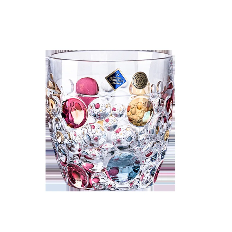 Бокал для виски с чешской позолотой креативный резной бокал вина за рубежом