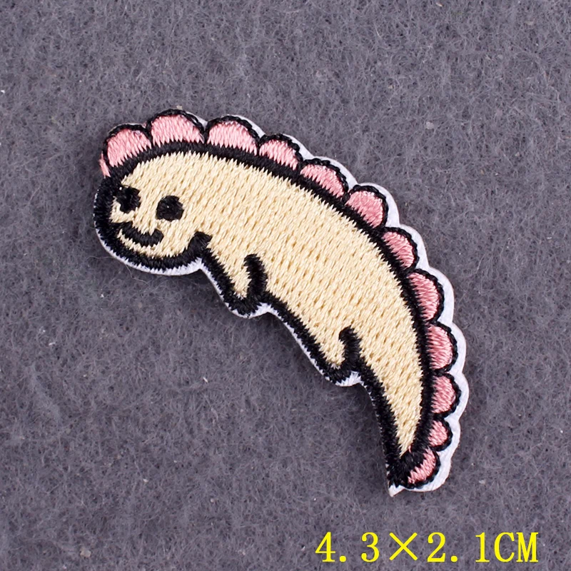 

Dinosaur Iron on Patches On Clothes Badges Embroidered Patch DIY Cartoon Things Patches For Clothing Stripes Applique Accessory