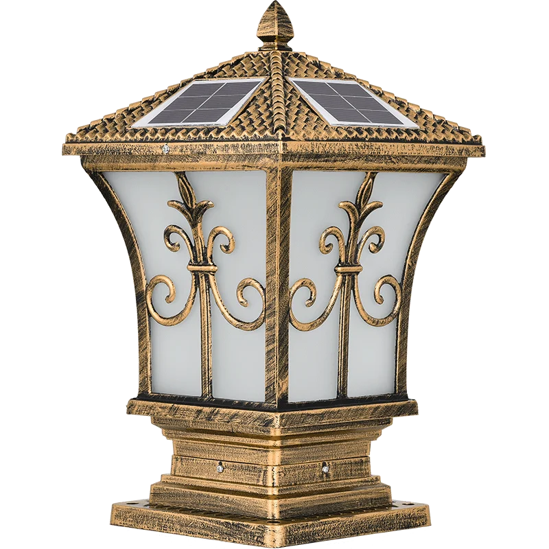

Солнечная садовая лампа Cy, Уличный настенный светильник для ворот, освещение для сада, виллы, газона, уличная водонепроницаемая лампа-столб