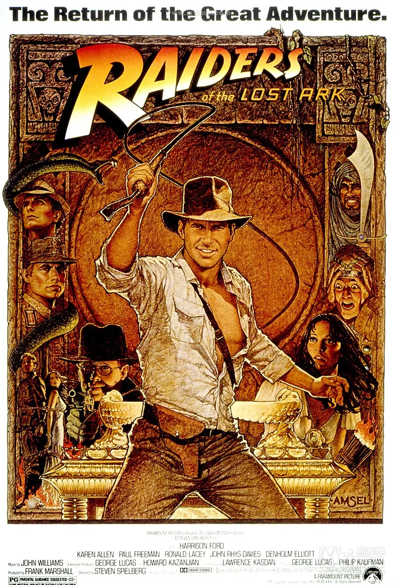 Картина из фильма 1981 Raiders of THE Lost Ark Silk постер декоративная стена живопись 24x36