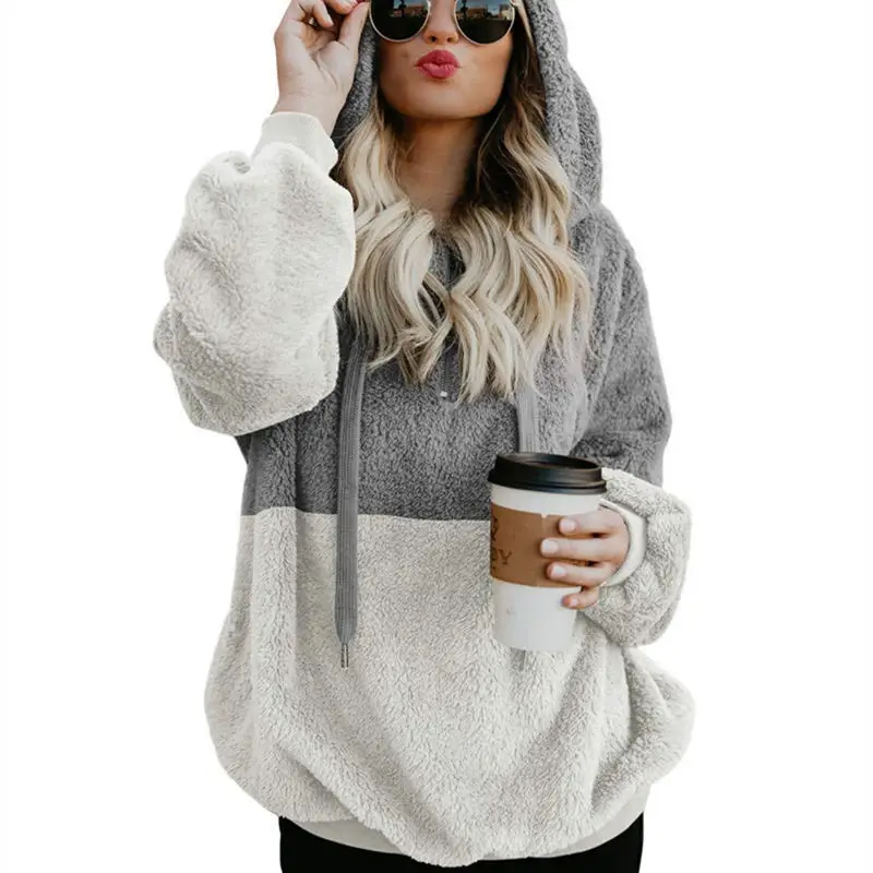 

Женская толстовка с капюшоном и длинным рукавом, на молнии