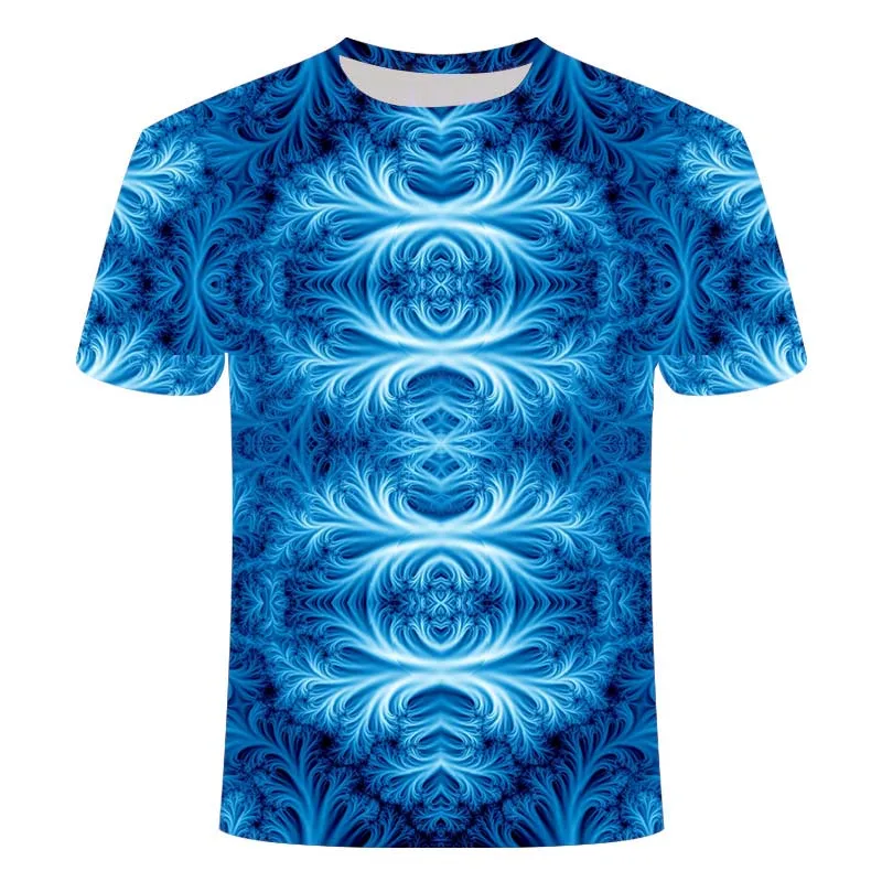 

New T-shirts for men and women 3D printing colorful bizarre pictures summer top fashion clothing hip hop printing psychedelic sh