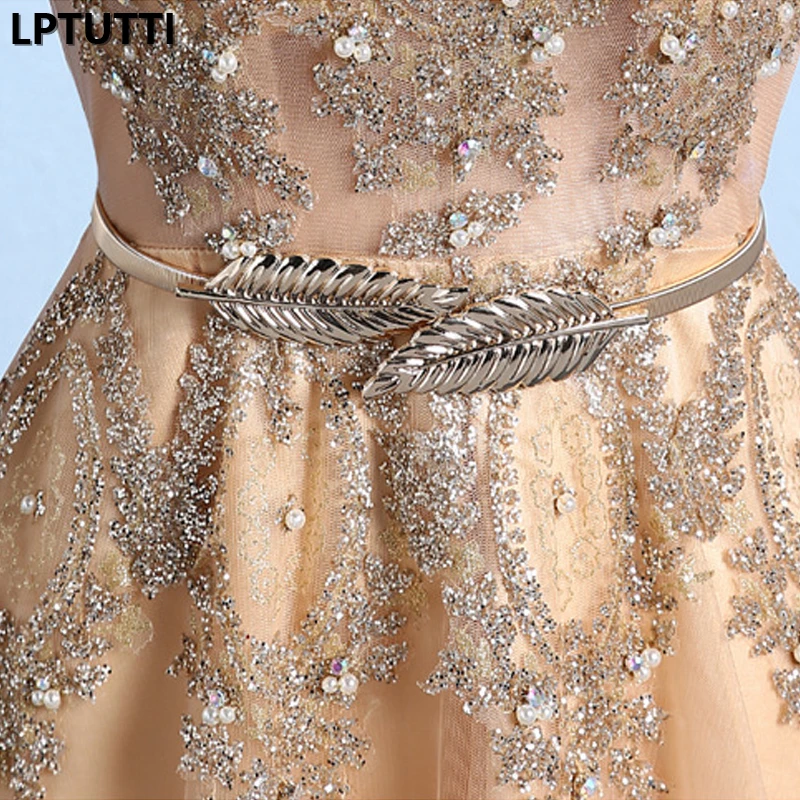 

LPTUTTI Beading Crystal New For Women Elegant Date Ceremony Party Prom Gown Formal Gala Events Luxury Long Evening Dresses