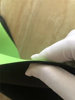 small sample 2mm fluorescent green fabric sbr neoprene sewing fabric windproof waterproof wetsuit
