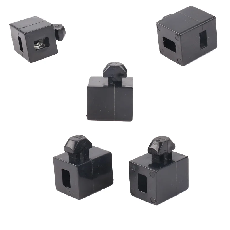 

10pcs/lot 3030 4040 4545 Black Aluminum Spacer Block Interval Connection Bracket Fastener Match Use Aluminum Profile