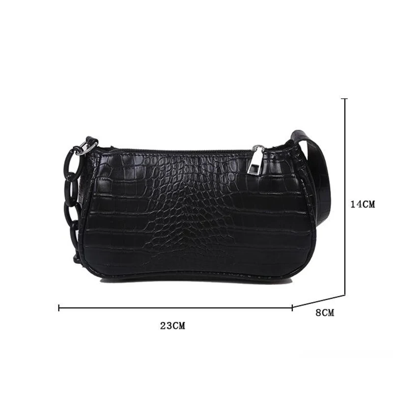

Crossbody Bags For Women 2021 Baguette Bags Luxury Handbags Female Bags Designer Famous Brand Ladies Candy Chain Shoulder Bags