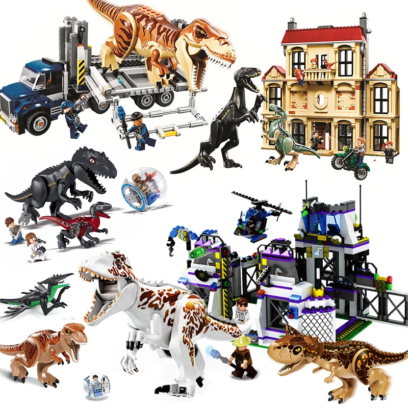 Мир Юрского Периода Динозавры 2 парк Падший Королевство Indoraptor строительные блоки