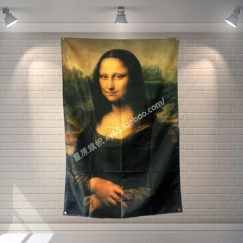 Мона Лиза на заказ большие музыкального фестиваля фоновое украшение для