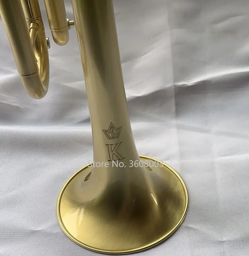 Keiworlks Gold Plated Bb Trumpet advanced B flat MINT CONDITION with Case Free Shipping | Спорт и развлечения