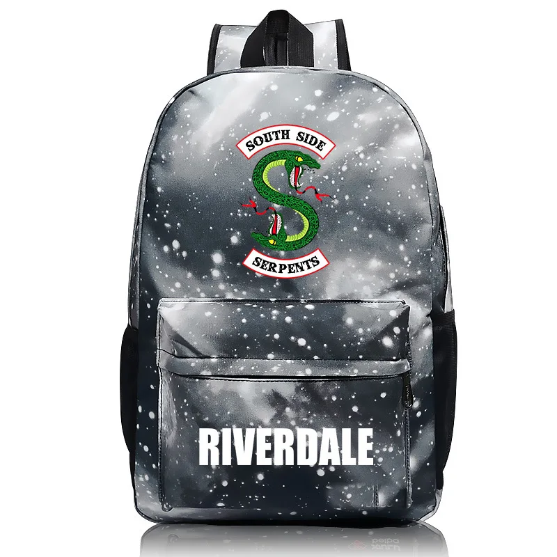 Школьный рюкзак Riverdale South Side Snake дорожная сумка на плечо с подсветкой для косплея