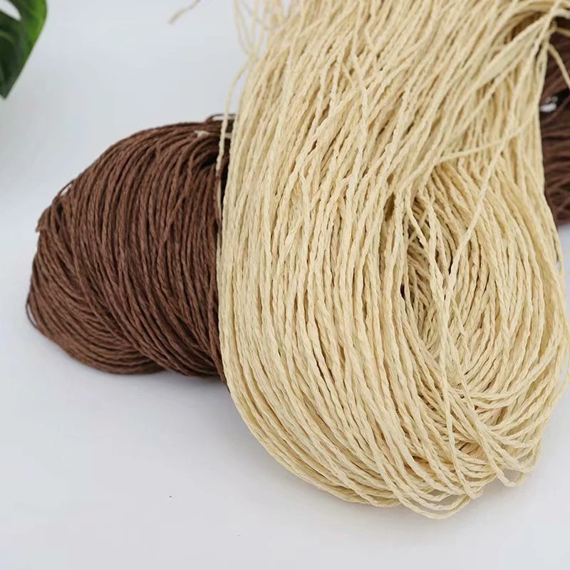 500 г летнее искусственное вязание крючком из натуральной бумаги соломенные нитки
