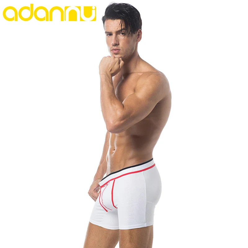 ADANNU Мужское нижнее белье Мягкие хлопковые боксеры сексуальные большие размеры