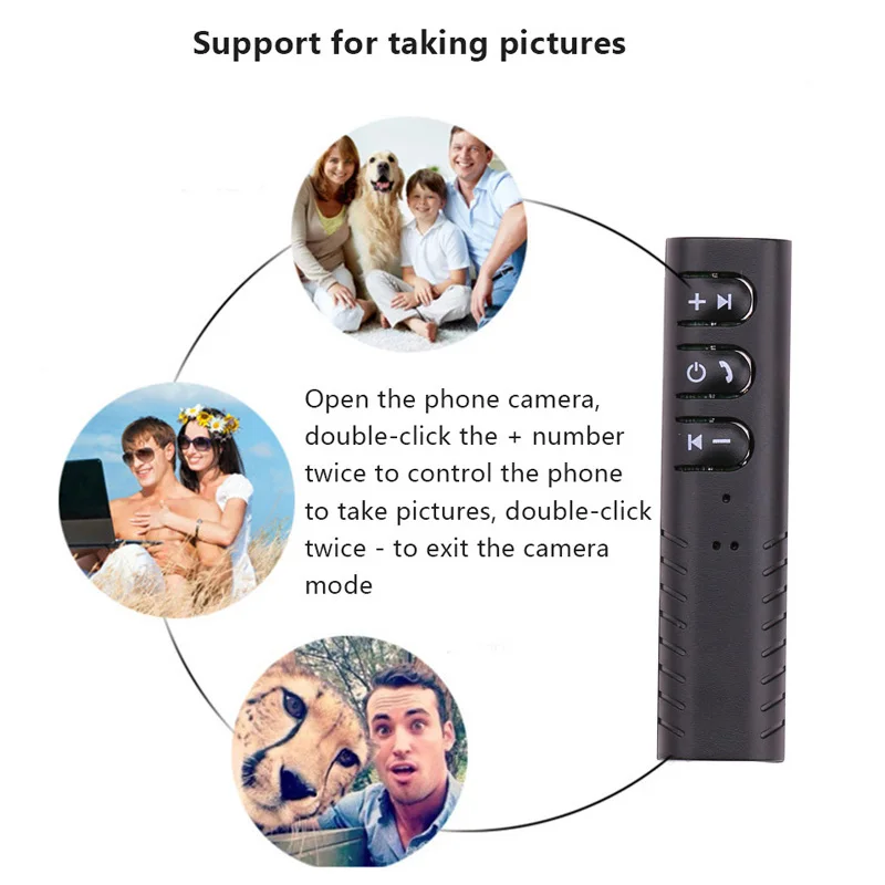 Беспроводной bluetooth приемник аудио музыкальный адаптер звонок для iPhone X 5 6 7 8 Plus 3 мм