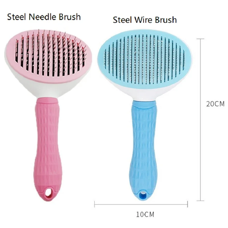 

Pet Hair Remover Comb Detangler Fur Trimming Brush For Dog Cat Grooming Tool Pet Dematting Deshedding Cat Accessories mascotas