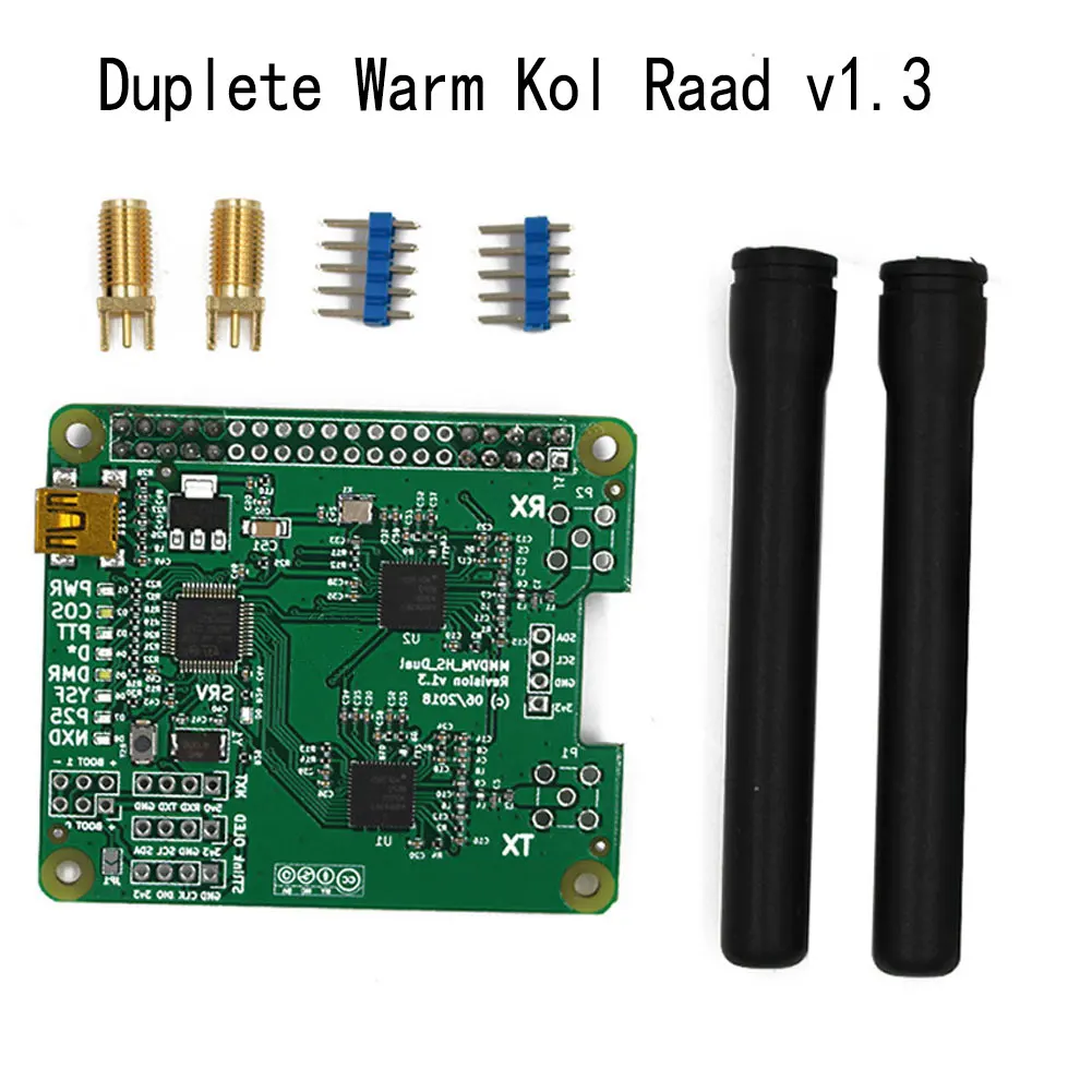 

V1.3 MMDVM HS Dual Hat Duplex Hotspot P25 DMR YSF NXDN For Raspberry Pi MMDVM Expansion Board Duplex HotSPOT Modul