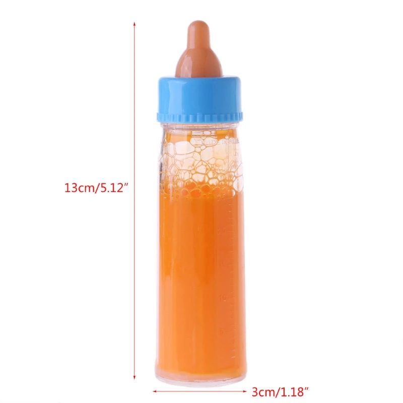 

2021 New Baby Dolls Feeding Bottle Magic Bottle Set Disappearing Milk Pretend Play Toy