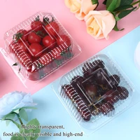 clamshell take out tray plastic hinged food containers disposable takeout box