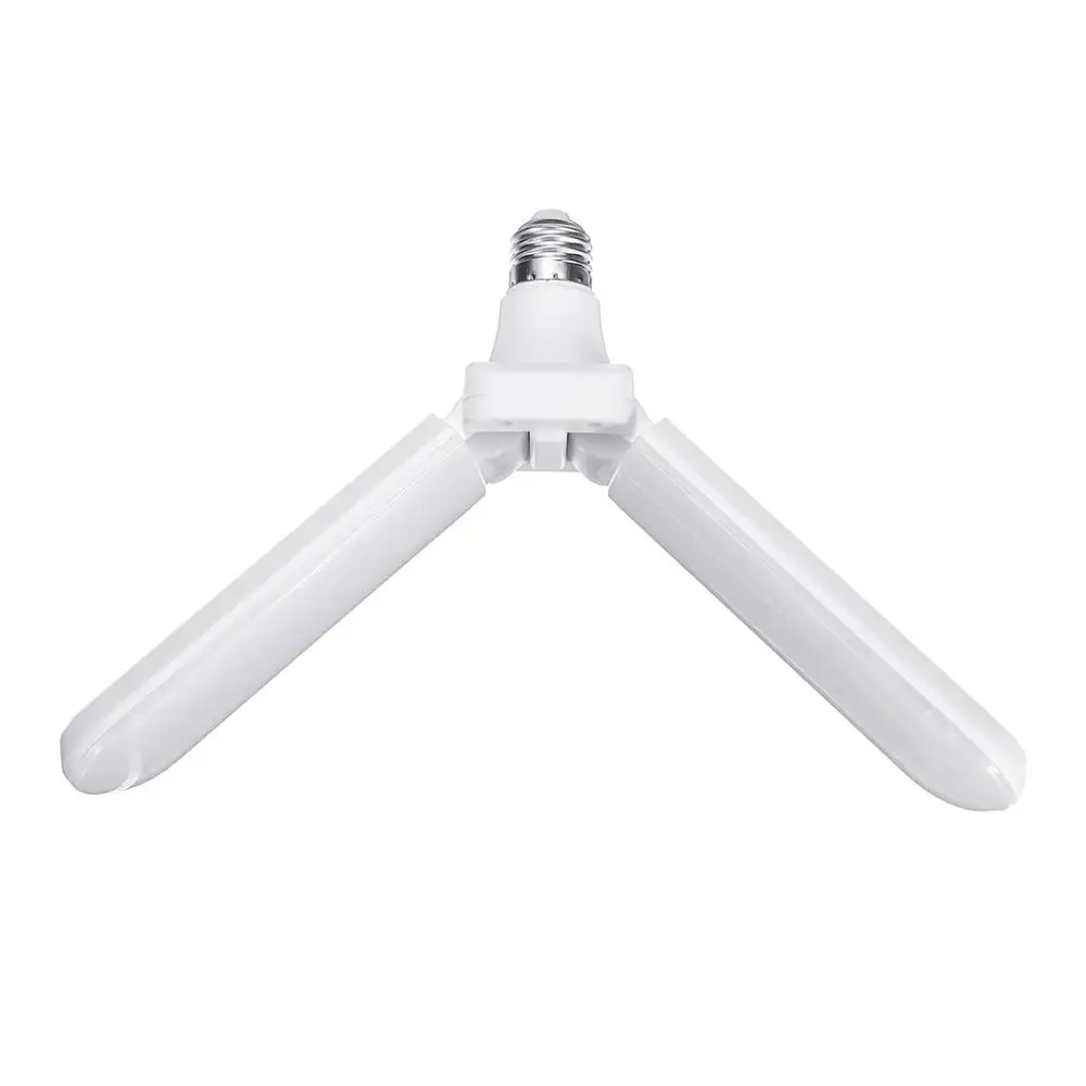 Two leaf Smuxi SMD2835 26/30/36/45/60W E27 304 светодиодов супер яркий Складной вентилятор угол лезвия Регулируемая потолочная лампа энергосберегающие лампы - Испускаемый цвет: Two leaf