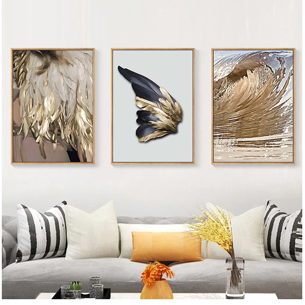 Квадратная круглая вышивка мозаика Триптих алмазная живопись золотой фатерсай