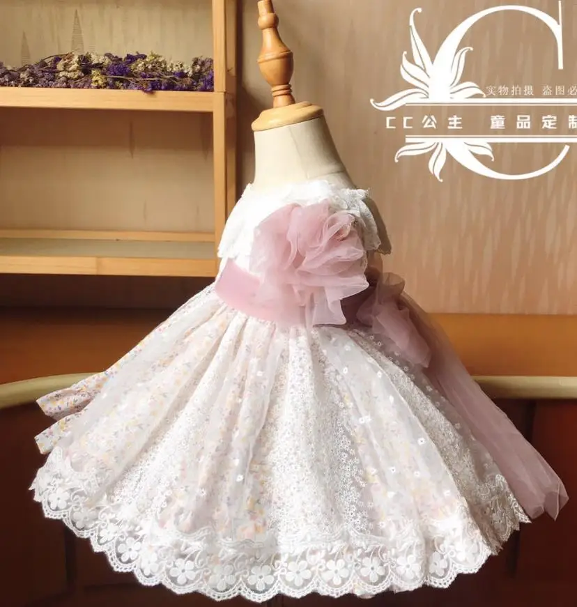 Испанское платье для девочек королевские костюмы детские платья принцесс на