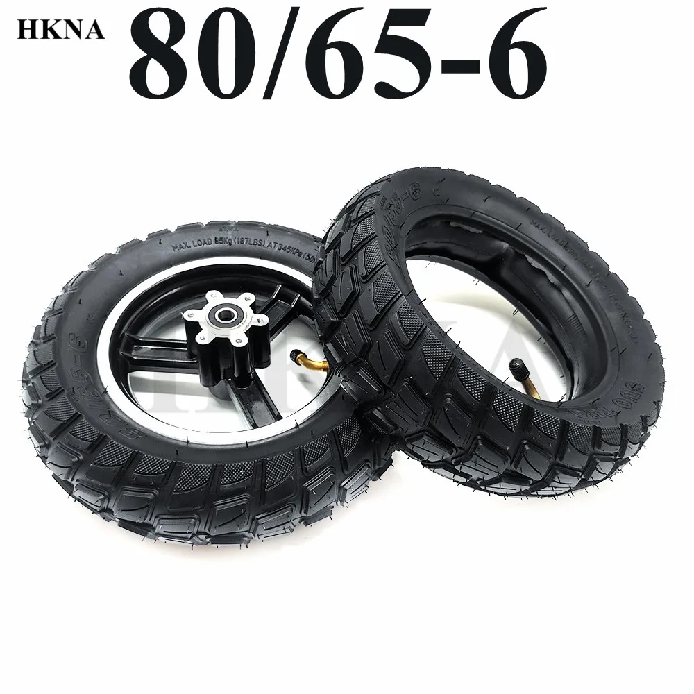 

Good Quality 80/65-6 Pneumatic Wheel Tire 10 Inch Inflatable Wheel Parts for Electric Scooter Speedual Grace10 Zero 10X 10 * 3.0