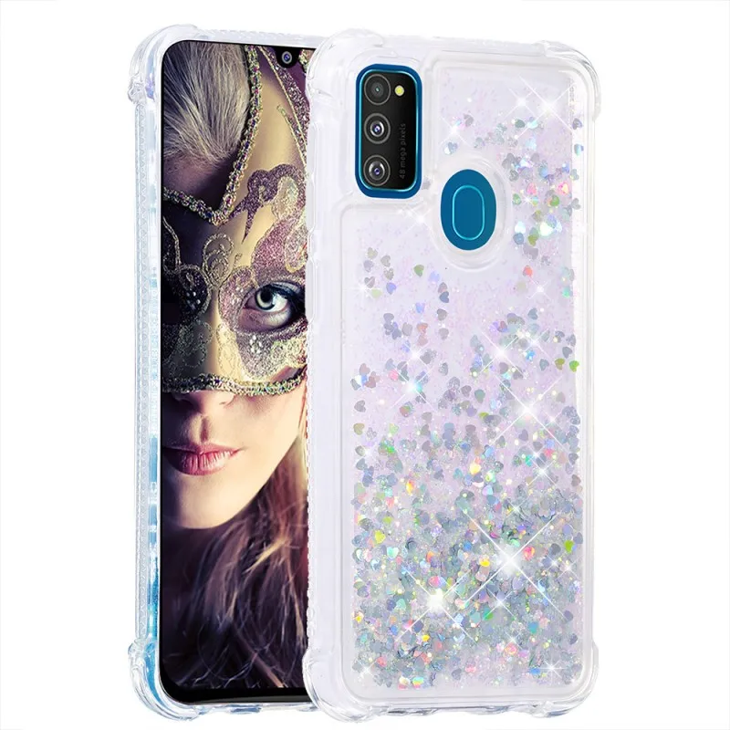 Блестящий чехол для Samsung Galaxy M30S A10S A20S A40S A50S мягкий A70 A20 A30 A50 | Мобильные телефоны и