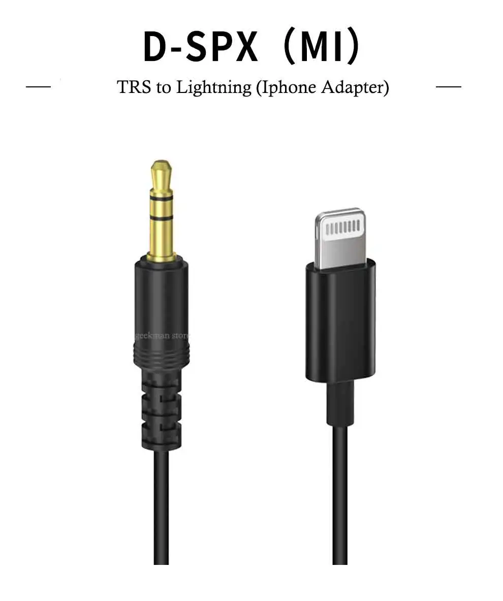 COMICA CVM D SPX (MI) 3 5 мм TRS на Lightning Тип C Интерфейс Audo выходной кабель для беспроводного