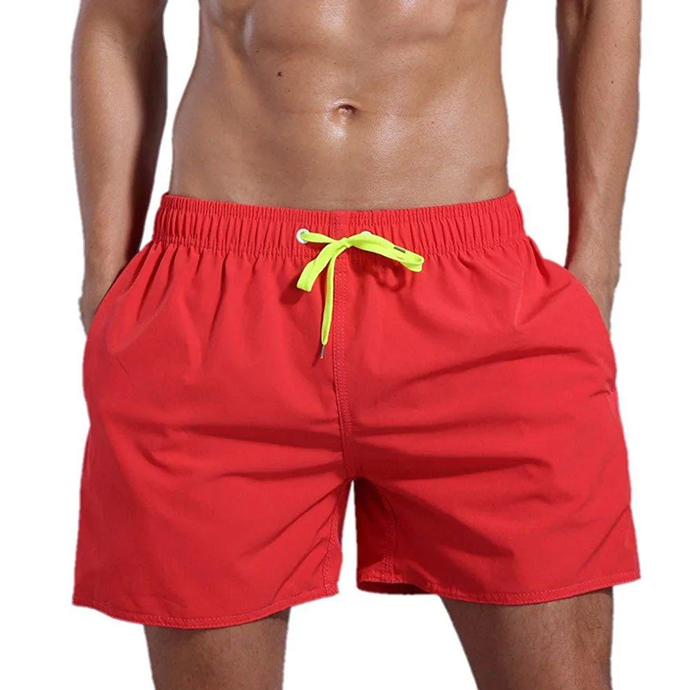 

Men's Sport Running Beach Short Board Pants Hot Sell Swim Trunk Pants Quick-drying Movement Surfing Shorts GYM Swimwear For Male