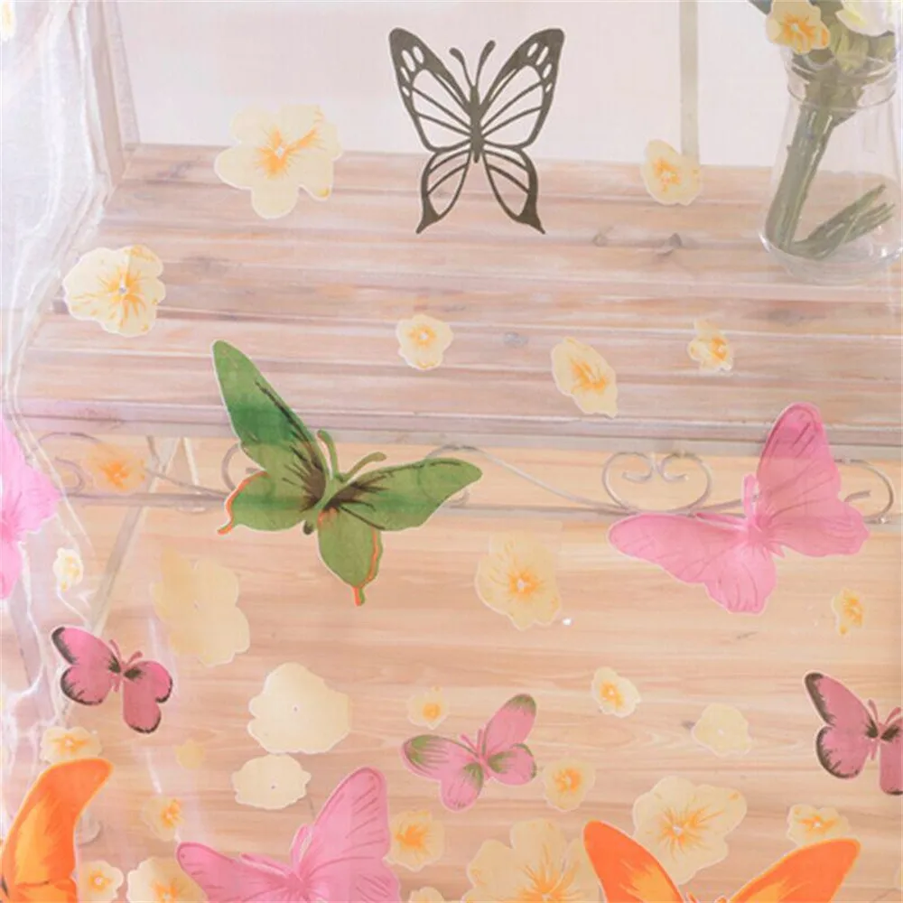 1 шт. Детские тюлевые шторы с принтом бабочек|Занавески| |