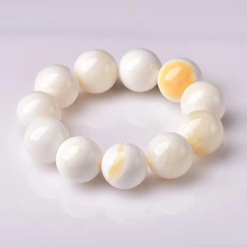Браслеты из белого золота и шелка с натуральной ракушкой 20 мм круглые браслеты