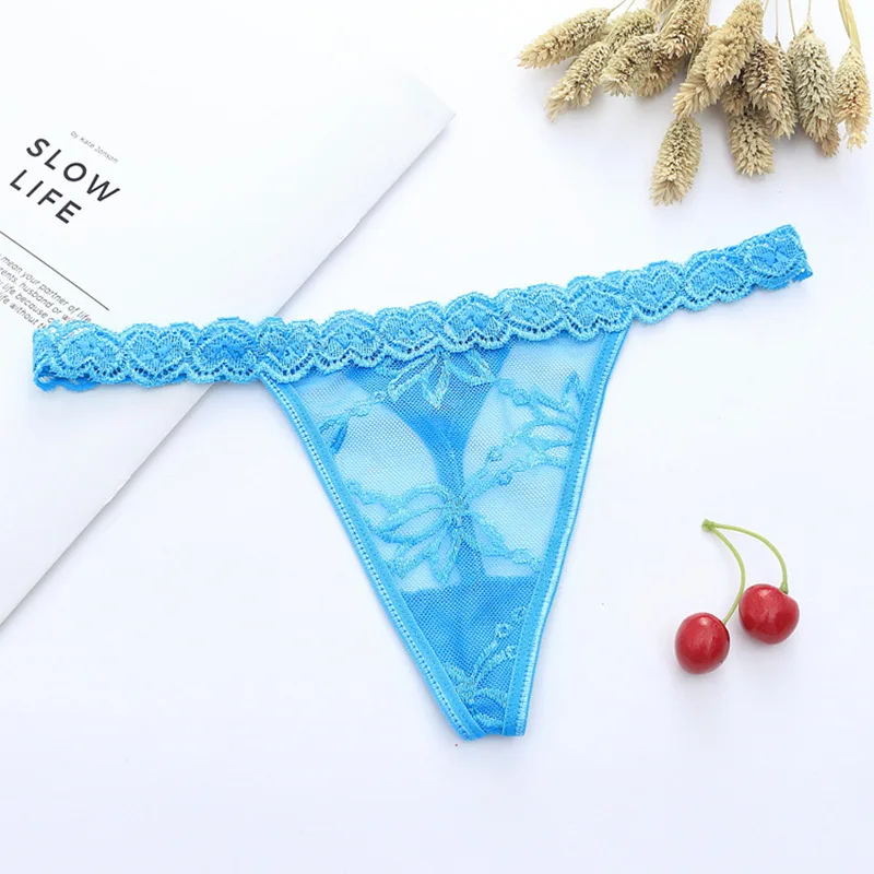 Sexy Women lace panties G String Thongs Newest Dew hips Transparent women Seamless underwear Super Thin Hollow briefs