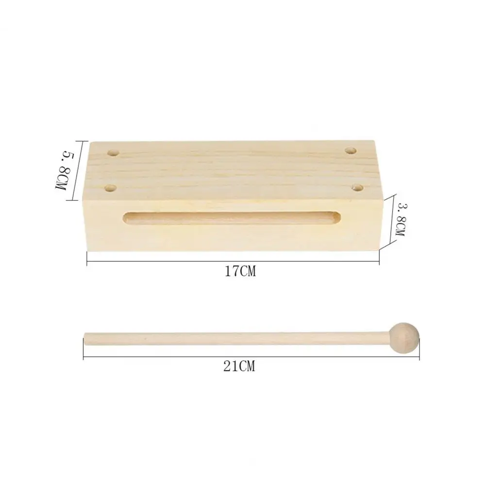 

Wooden Clapper Wooden Musical Clapper Educational Music Equipment Dual Tone Percussion Toy for Kids