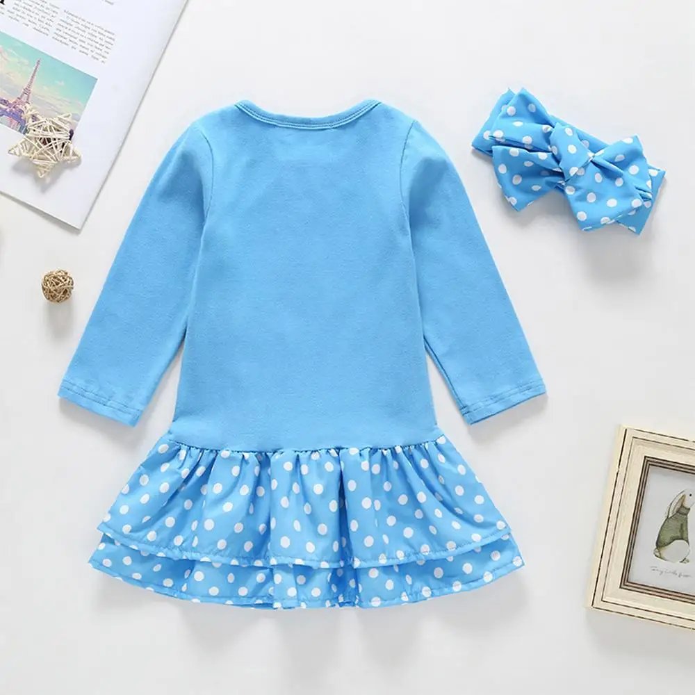 Платье с оленем лента на голову в горошек оборками подоле круглым вырезом летнее