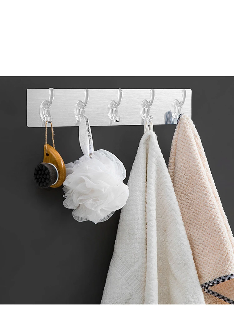 

Bold Crystal Hook No Trace Door Back Coat Hook For Home Finishing