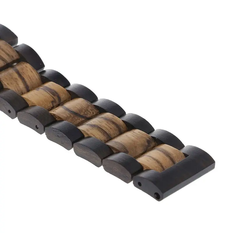 

20mm durable Sandalwood Watchband Metal Buckle Wrist Strap for GArmin Vivoactive3/HR Kit