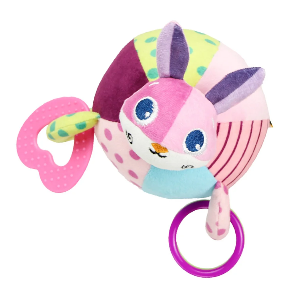 

Плюшевая погремушка в виде кролика с животными, плюшевый Прорезыватель для зубов для младенцев, малышей