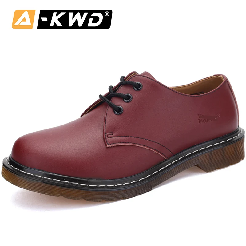 Wine-Red Модная обувь г. Мужские полуботинки на шнуровке Soulier Homme, большие размеры 35-45, износостойкие мужские лоферы, обувь для спилок - Цвет: Wine-Red