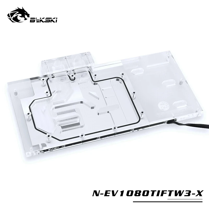 Bykski N EV1080TIFTW3 X полный охват блок GPU воды для EVGA GTX1080Ti FTW3 игровой Графика карты VGA