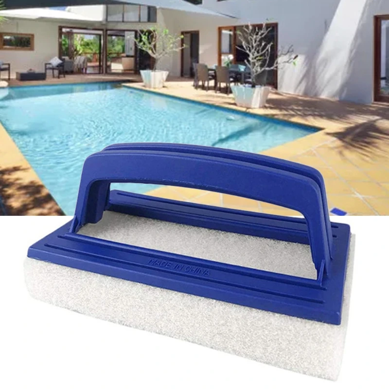 

32CD Swimming Pool Cleaning Sponge Brushes with Handle Mop Suction Head Plastic Manual Cleaner Multi Purpose Clean Tools