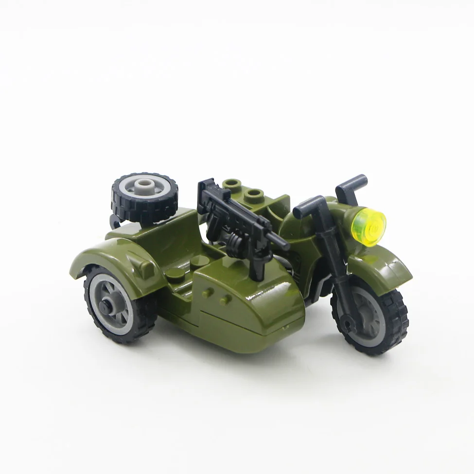 WW2 строительные блоки военные аксессуары армейские японские фигурки автомобиль