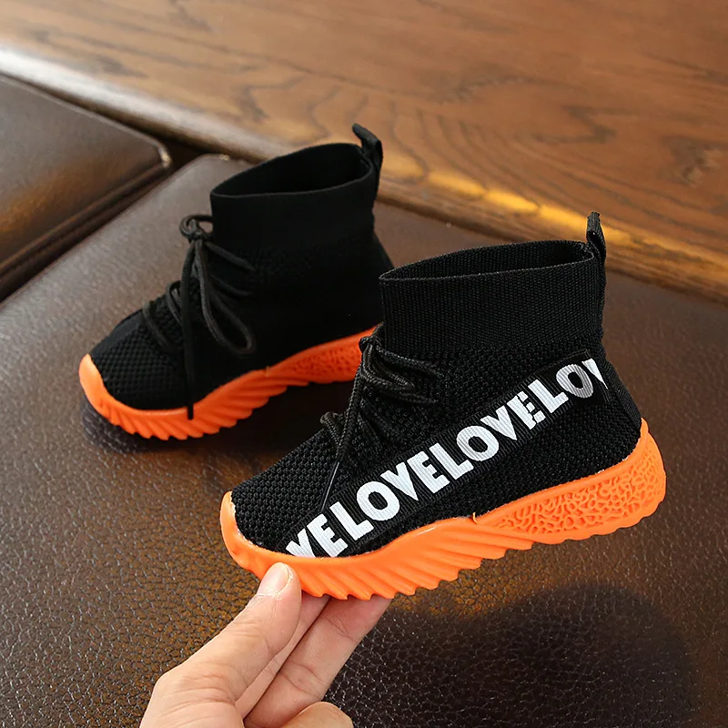 

New Children Casual Shoes Girls Boys Short Boots Soft-soled Non-slip Breathable Mesh Casual Shoes