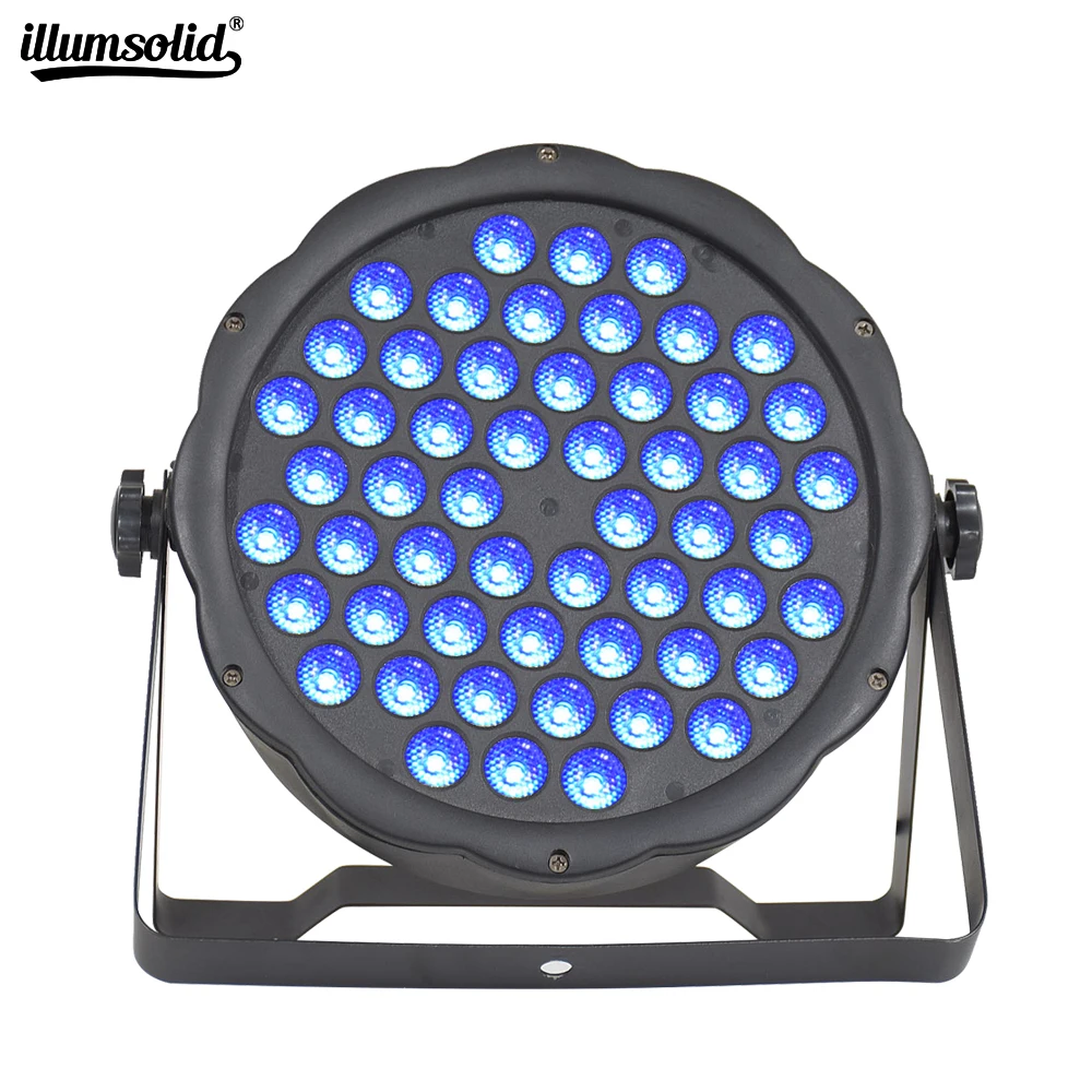 Горячая Распродажа светодиодный светильник с плоским Par 54x3W со стробоскопом DMX