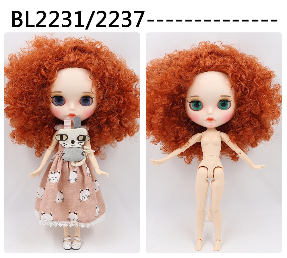 1/6 bjd ледяная фабрика blyth кукла bjd шарнир тела белая кожа bjd 30 см матовый лица резные губы с бровей индивидуальные лица