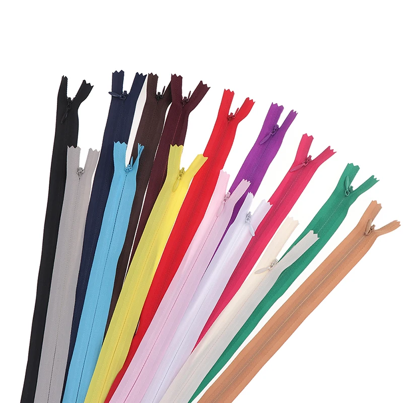 10pcs 60cm/23.6in Nylon Coil Zippers For Tailor Sewing Crafts Bulk Clothing Design Children'S Decoration | Дом и сад
