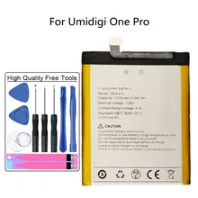 3550mAh Replacement Battery For Umi Umidigi One Pro OnePro Hight capacity Cell Phone Batteries + Tools