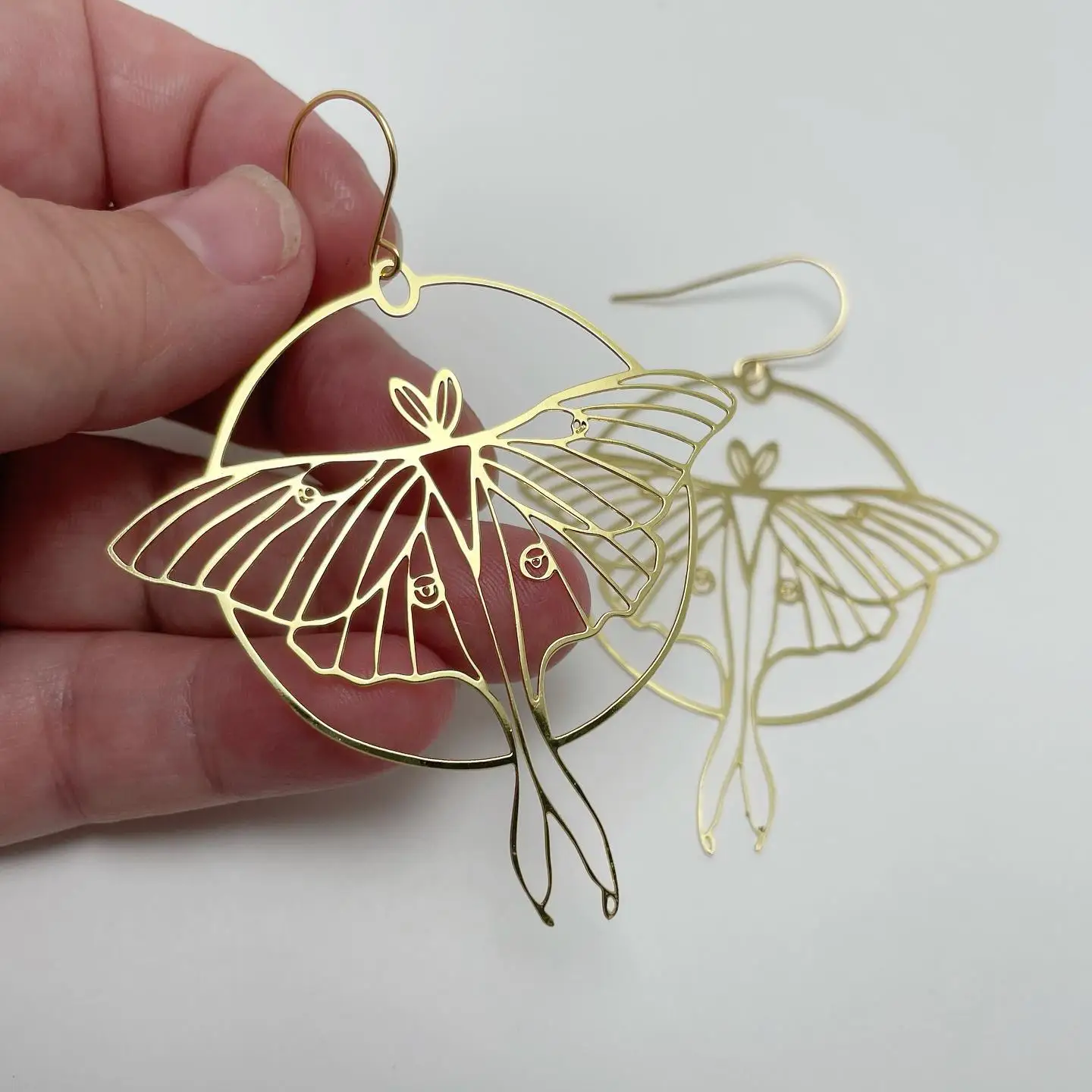 

Luna Moth Earrings Butterfly Earrings